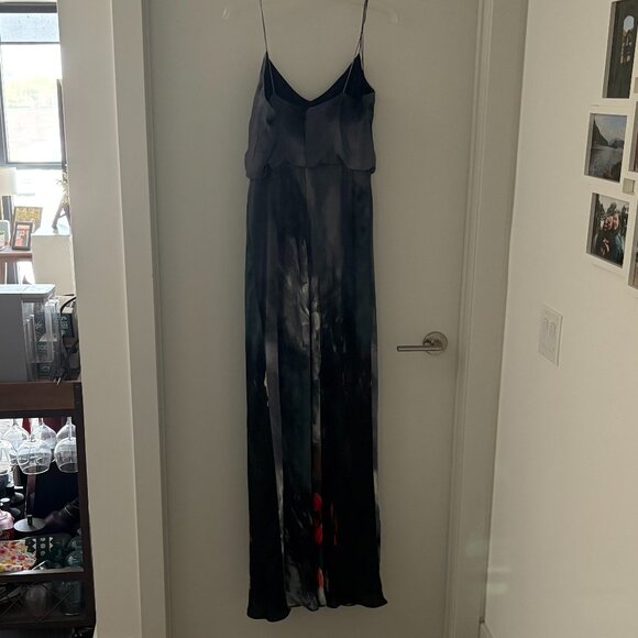 Adrianna Papell Watercolour Floral Maxi Dress - Picture 2 of 3